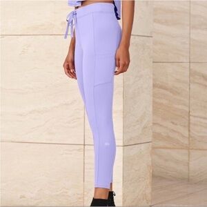 ALO Yoga Lavender High-Rise Pocket Leggings